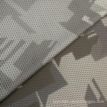 Tecido de impressão geométrica irregular para tecido